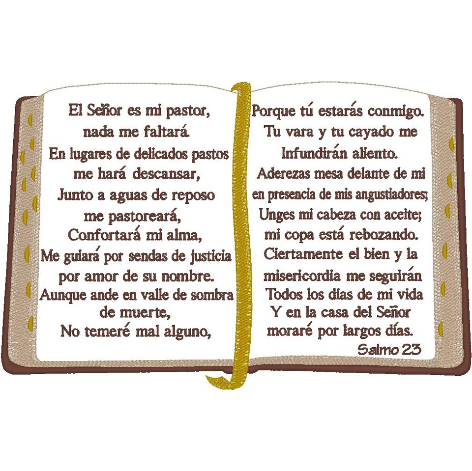 Salmo 23 English (KJV)/Spanish Reynes Valera